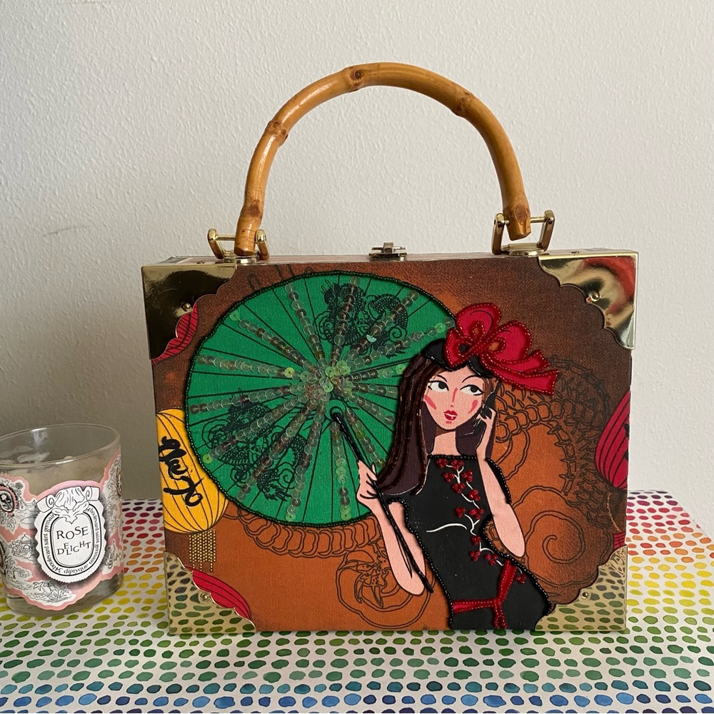 Cigar box purse VTG